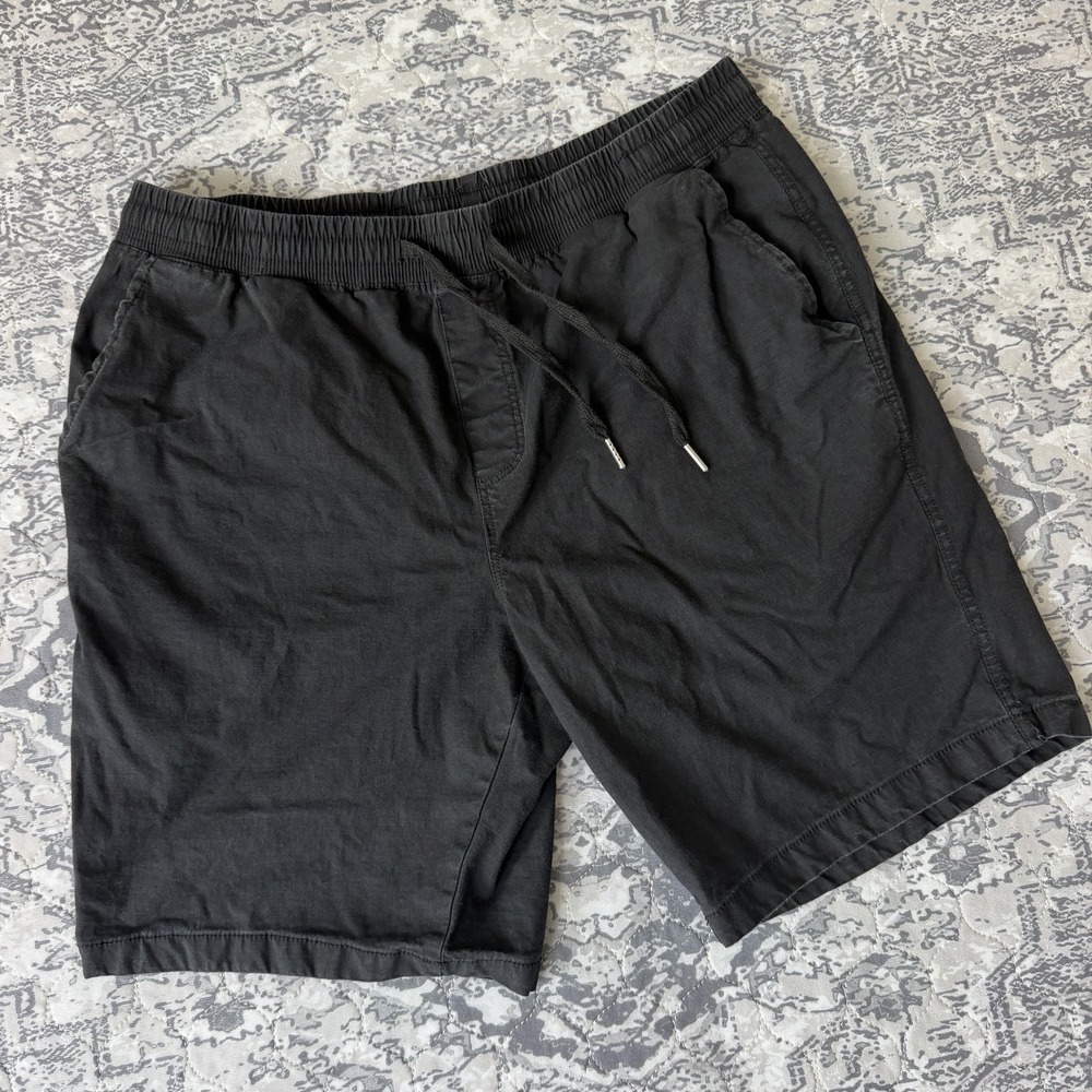 Benny Gold Men's sz XL Black Drawstring Heavyweight Cotton Blend Shorts Pockets